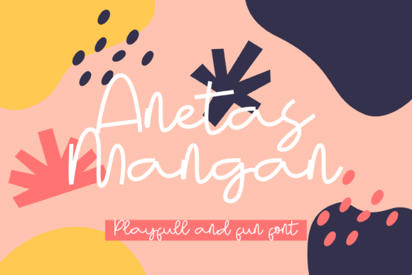 Anetas Mangan: A Quirky Handwritten Font for Handmade Labels and Creative Designs