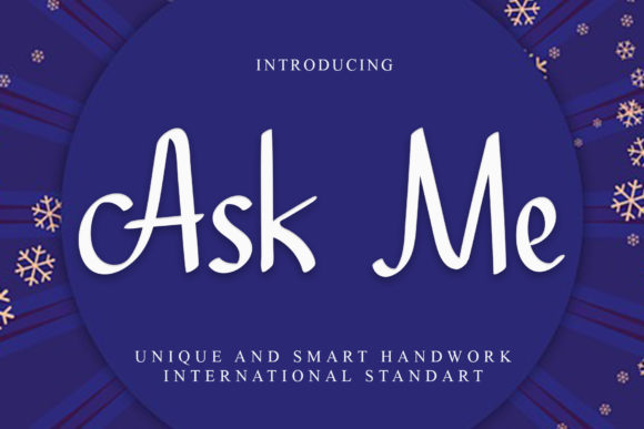 Ask Me: A Handwritten Font That Feels Truly Handmade