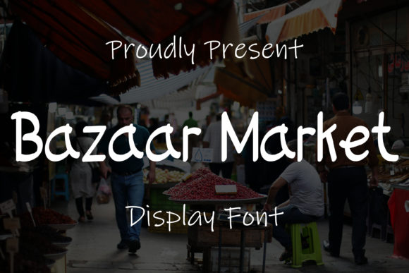 Bazaar Market: A Sweet Handwritten Font for Digital Branding
