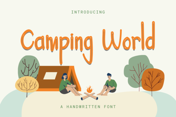 Camping World: A Down-to-Earth Handwritten Font for Branding Projects
