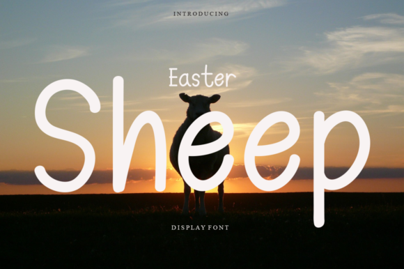 Easter Sheep: A Sweet Handwritten Font for Branding and Business Design