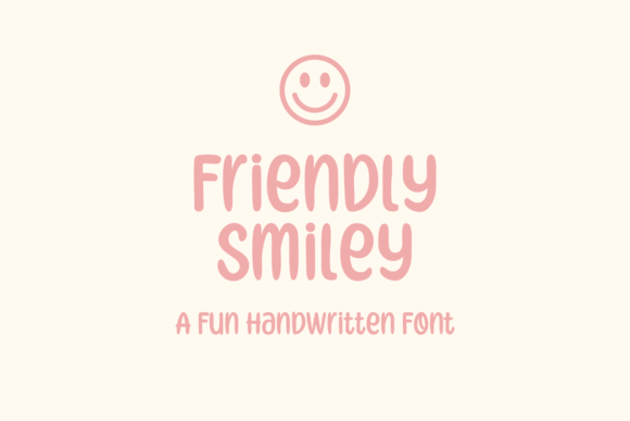 Friendly Smiley: A Handwritten Font for Business Branding