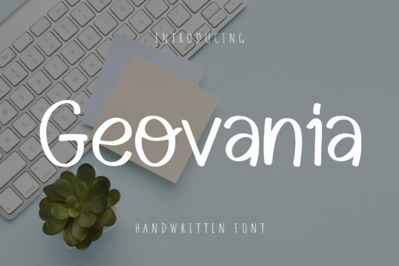 Geovania: A Whimsical Handwritten Font for Creative Branding Projects