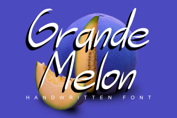 Grande Melon: A Sweet Script Handwritten Font for Creative Designs