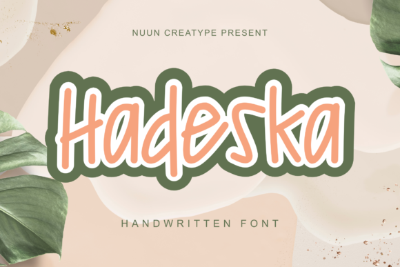 Hadeska: A Cute Handwritten Font for Creative Projects