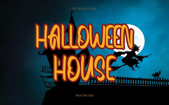 Halloween House: A Sweet Handwritten Font for Business Branding