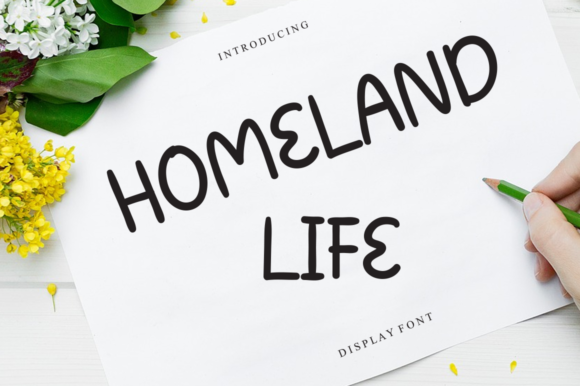 Homeland Life: A Handwritten Font That Elevates Small Business Branding