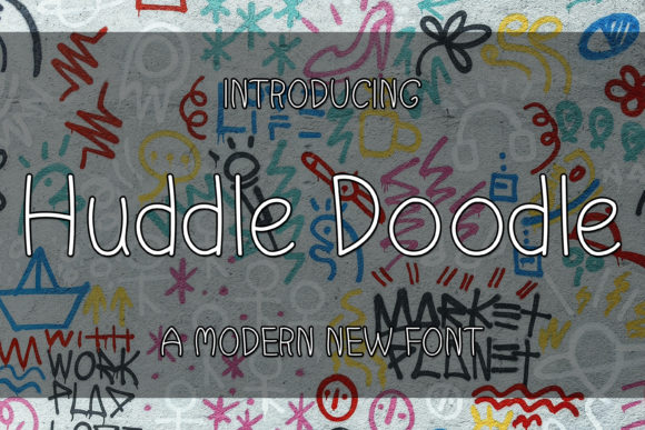 Huddle Doodle: A Handwritten Font for Elegant Editorial Design