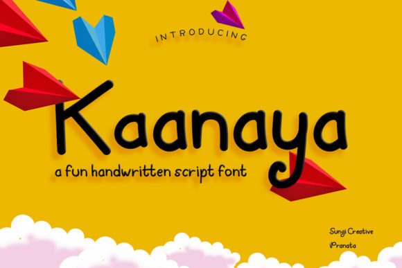 Kaanaya: A Playful Handwritten Font for Modern Marketing Designs