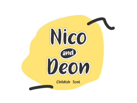 Nico and Deon: A Charming Handwritten Font for Creative Projects