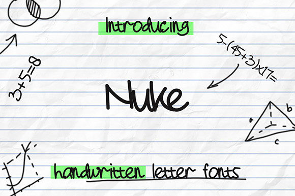 Nuke: A Sweet Handwritten Font for Editorial Charm and Brand Personality