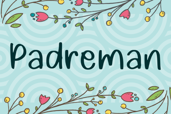 Padreman: A Sweet Script Handwritten Font for Creative Projects