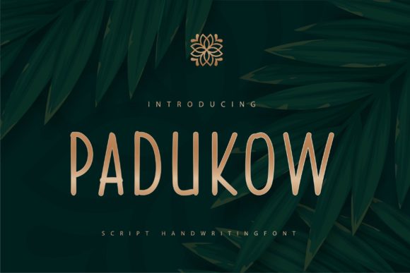 Padukow: A Natural Handwritten Font for Handmade Labels, Invitations, and More