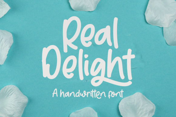 Real Delight: A Cool Handwritten Font for Modern Web Design