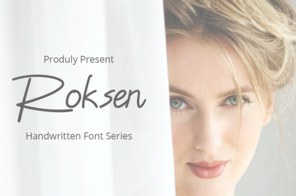 Roksen: A Sweet Handwritten Font for Crafters and Makers