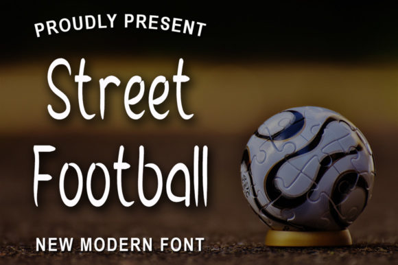 Street Football: A Sweet Handwritten Font for Editorial Design