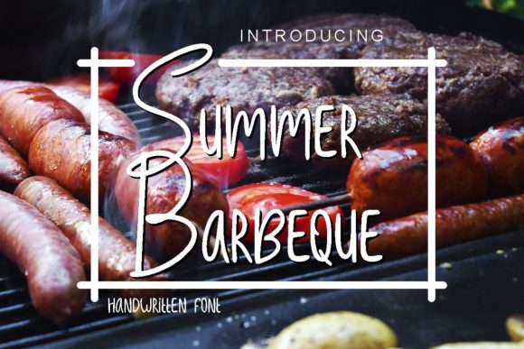 Summer Barbeque: A Handwritten Font That Elevates Small Business Branding