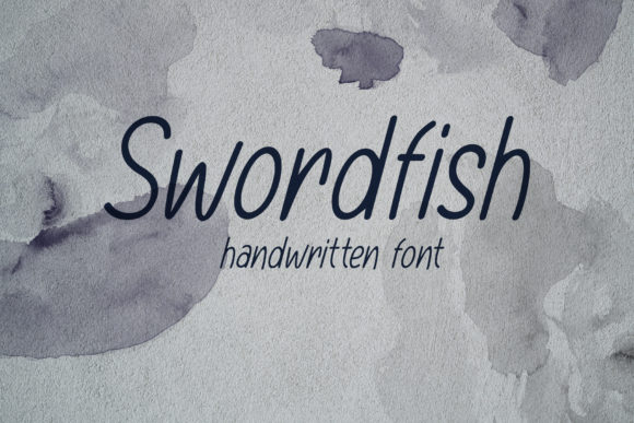 Swordfish Font: A Sweet Handwritten Typeface for Creative Design