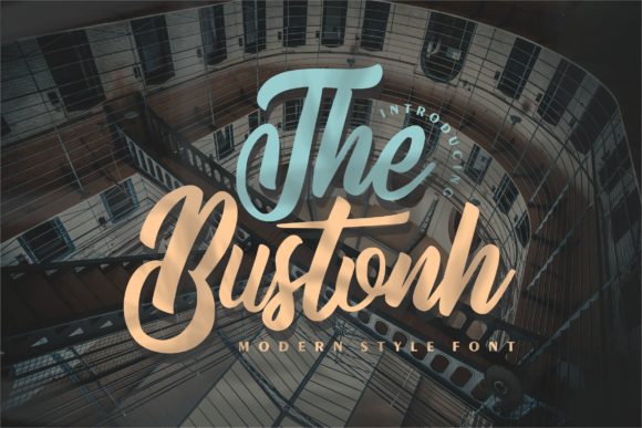 The Bustonh: A Sweet Handwritten Font for Small Business Branding